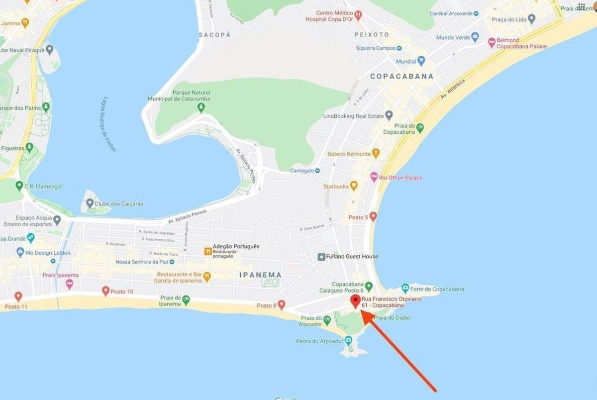 Flat Praia De Copacabana Ipanema - Pe Na Areia Ріо-де-Жанейро Екстер'єр фото